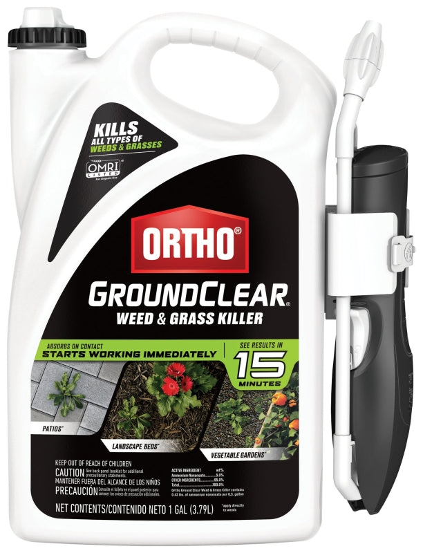 Ortho 4613264 Weed and Grass Killer, Liquid, Spray Application, 1 gal Bottle