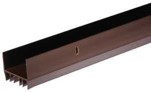 Frost King B79/36H Door Bottom, Brown, 36 in L, 1-3/4 in W, Vinyl, Includes: Screws