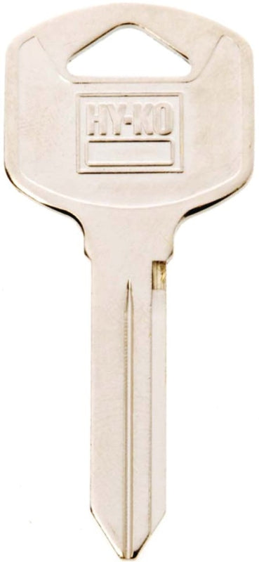 Hy-Ko 11010B85 Key Blank, Brass, Nickel, B85 Key Number, Pack of 10