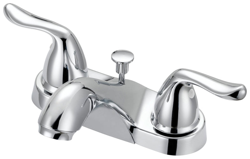 Boston Harbor F5121033CP Lavatory Faucet, 1.2 gpm, 2-Handle, 3-Faucet Hole, Metal, Chrome, Lever Handle