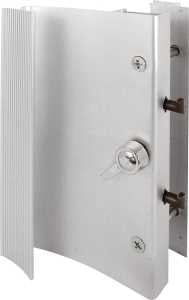 Prime-Line C 1014 Handle Set, Aluminum, Anodized, 7/8 to 1-1/8 in Thick Door