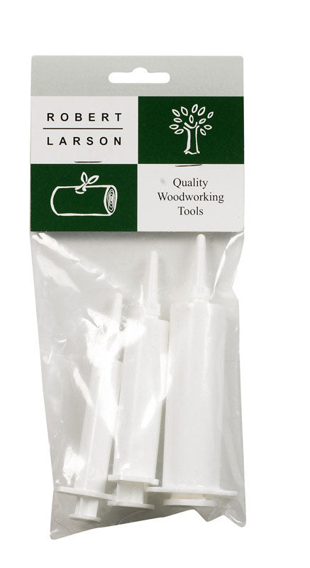 Robert Larson Plastic White Syringes 51 cc