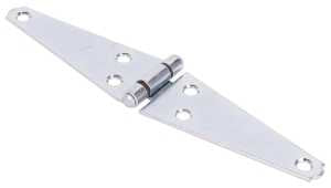 ProSource HSH-Z04-013L Strap Hinge, 2 mm Thick Leaf, Steel, 180 Range of Motion, Pack of 10