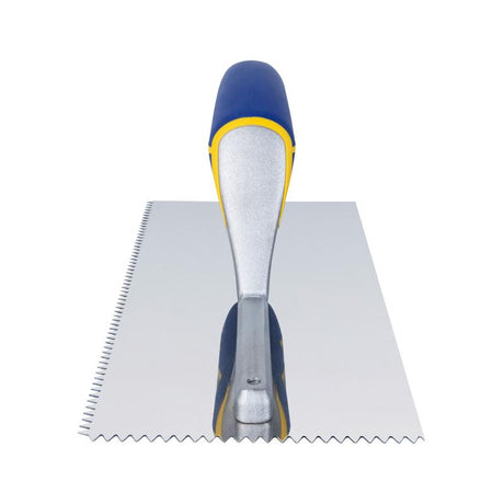 QEP 11 in. W X 4-1/2 in. L Stainless Steel V Notched Trowel
