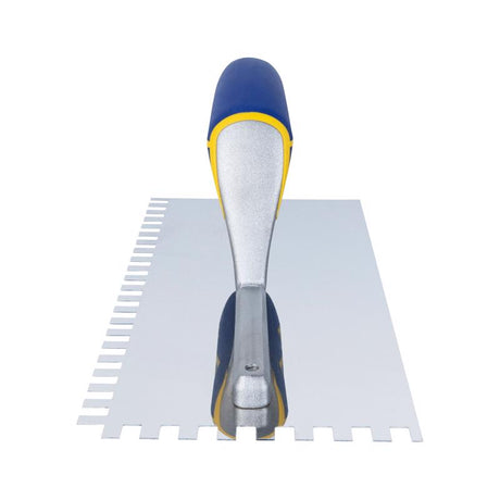 QEP 3.75 in. H X 4.5 in. W X 11 in. L Stainless Steel Square Notch Trowel 1 pk