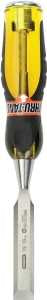 STANLEY 16-976 Chisel, 5/8 in Tip, 9 in OAL, Chrome Carbon Alloy Steel Blade, Ergonomic Handle