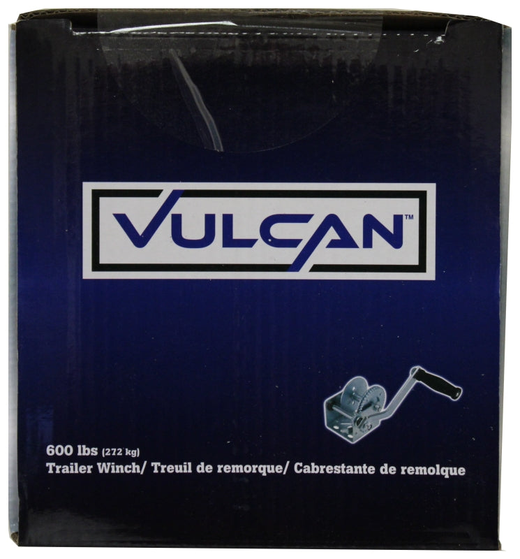 Vulcan HBB13 Hand Winch, 600 lb, Steel
