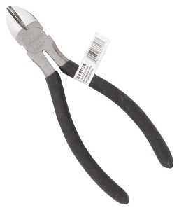 Vulcan PC417-5 Diagonal Cutting Plier, 6 in OAL, 1.2 mm Cutting Capacity, 1.5 in Jaw Opening, Black Handle, Pack of 40