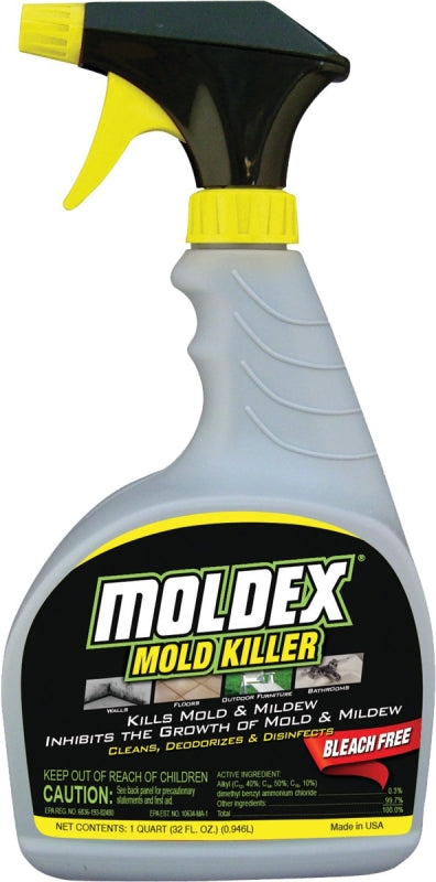 Moldex 5010 Bleach-Free Mold and Mildew Killer, 32 oz, Liquid, Floral, Clear, Pack of 6