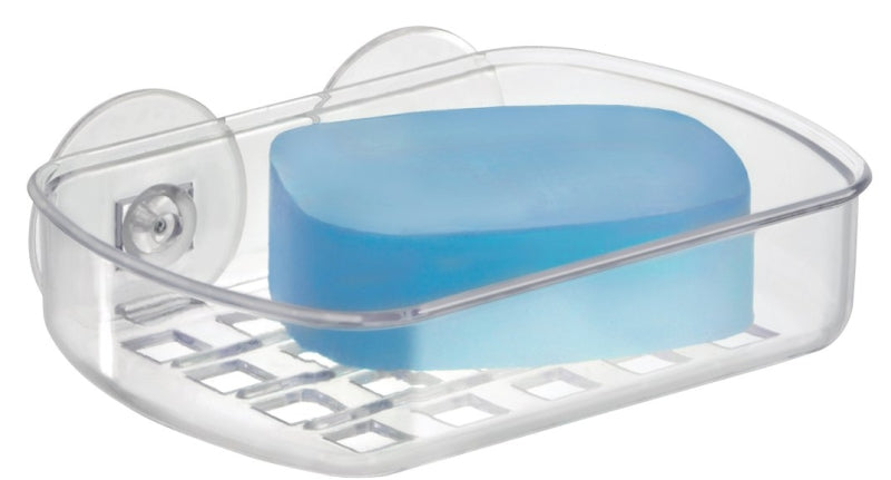 iDESIGN 19600 Suction Soap Cradle, Plastic