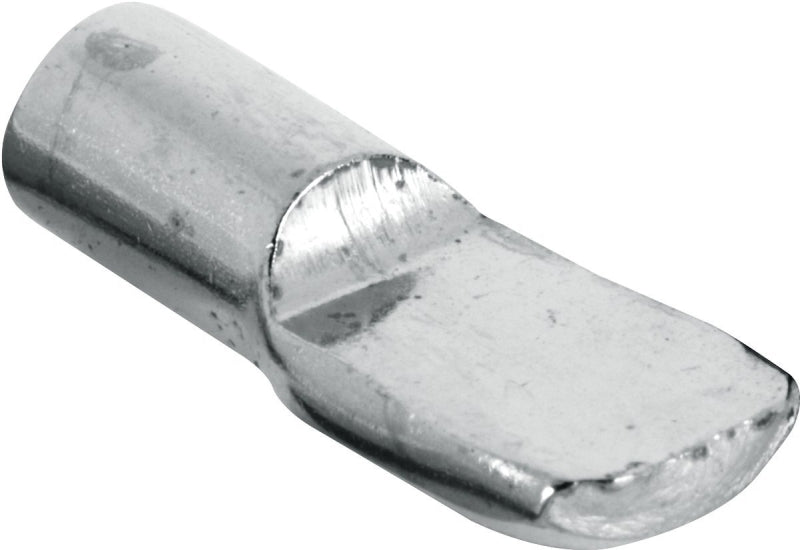 Prime-Line U10163 Shelf Support Peg, Utility Hook, Specifications: 1/4 in Dia x 3/8 in L Pin, Wall Mount, Nickel, 25 lb