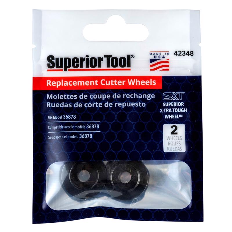 Superior Tool Replacement Cutter Wheel Black