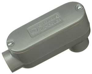 Halex 58630B Conduit Body, 3 in Hub, 13-9/64 in OAL, Threaded, Aluminum