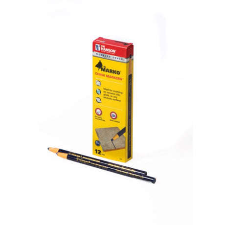 C.H. Hanson 6.8 in. L China Marker Blue 1 pc, Pack of 12