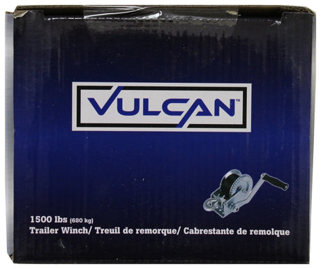 Vulcan HBB14 Hand Winch, 1500 lb, Steel