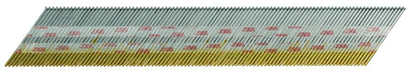 Senco DA17EPBN Series Finish Nail, Glue Collation, 1-1/2 in L, 15 ga, Steel, Bright Basic, Brad Head, Smooth Shank