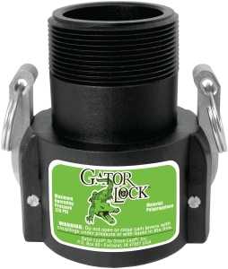 Green Leaf 200B/GLP200BNL Cam Lever Coupling, 2 in, Female x MNPT, 125 psi Pressure