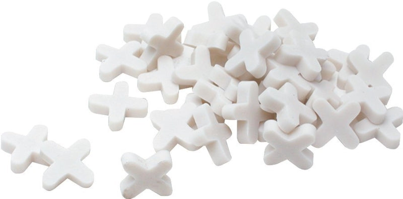 Marshalltown 15487 Series Tile Spacer, 1/4 in L, Plastic, White