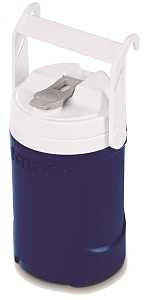Igloo Latitude 0031297 Cooler, Swing-Up Handle, 0.5 gal, Majestic Blue