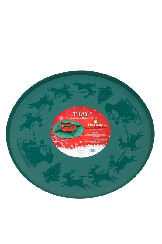 Jack-Post HandiThings XTRA Tree Stand Tray, 28-1/2 in W, Green, Pack of 12