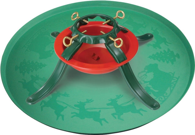 Jack-Post HandiThings XTRA Tree Stand Tray, 28-1/2 in W, Green, Pack of 12