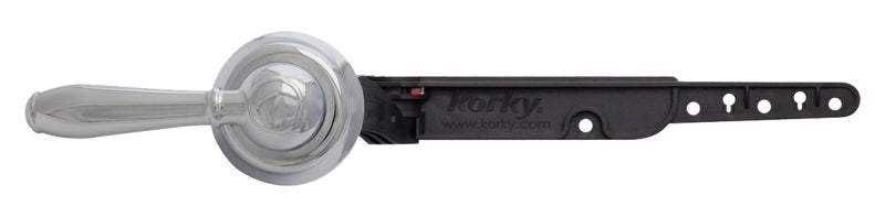 Korky 6051BP Handle and Lever, Plastic, Chrome, For: American Standard, Kohler, Toto and Others Brands
