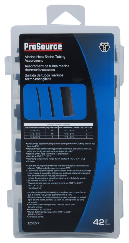 ProSource 60235 Heat Shrink Tubing Assortment