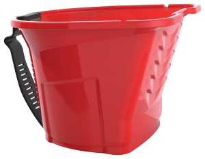 Handy Products BER-3200-CT Paint Pail, 0.5 gal, Plastic, Red