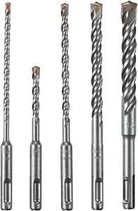 Bosch HCK005 Rotary Hammer Drill Bit Set, 5-Piece, Carbide