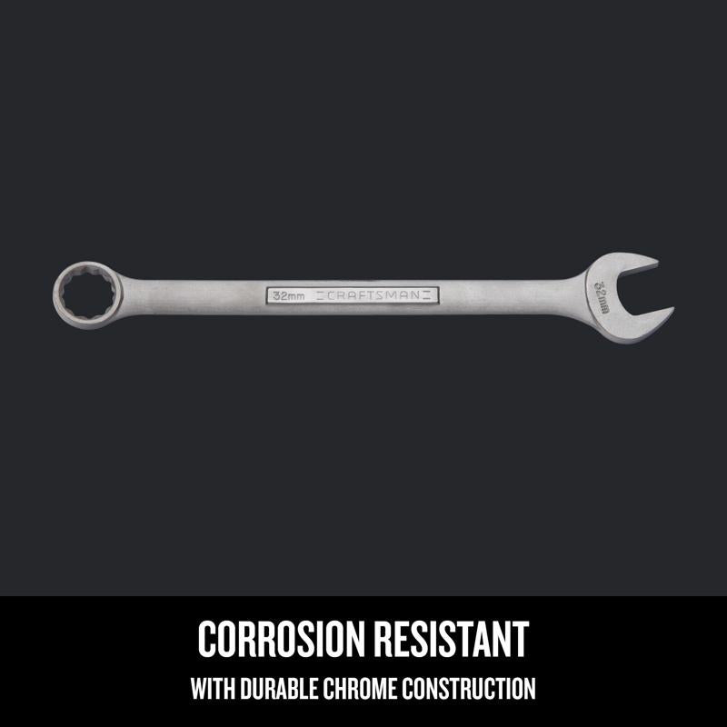 Craftsman 32 mm X 32 mm 12 Point Metric Combination Wrench 16.8 in. L 1 pc