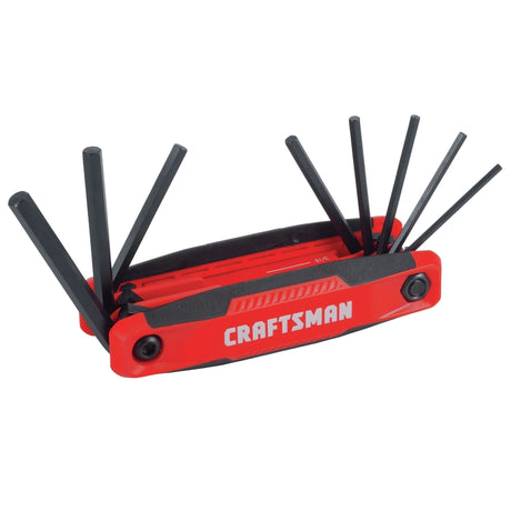Craftsman SAE Fold-Up Hex Key Set 9 pc