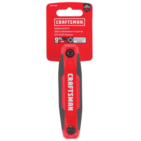Craftsman SAE Fold-Up Hex Key Set 9 pc