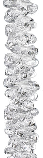 Holidaytrims 3686013 Garland, 12 ft L, PVC, Silver/Snow White, Indoor, Pack of 12
