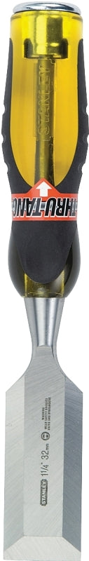 STANLEY 16-979 Chisel, 1-1/4 in Tip, 9 in OAL, Chrome Carbon Alloy Steel Blade, Ergonomic Handle