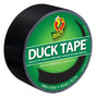 Duck 1265013 Duct Tape, Black, 8 mil Thick, 20 yd L, 1.88 in W