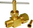 Dial 9421 Needle Valve, Straight, Brass, For: Evaporative Cooler Purge Systems