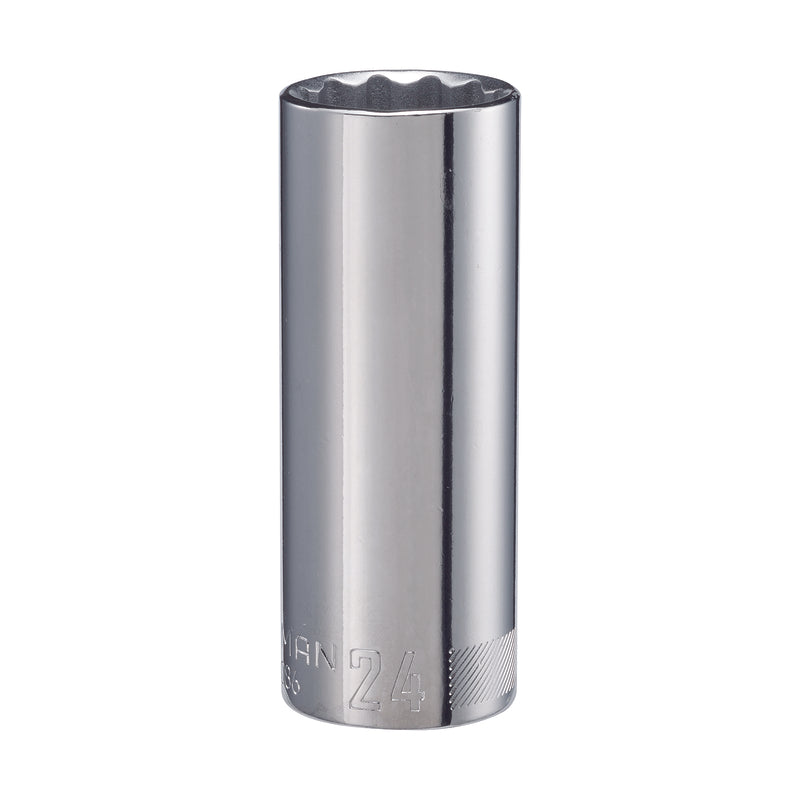 Craftsman 11/16 in. X 3/8 in. drive SAE 6 Point Deep Deep Socket 1 pc