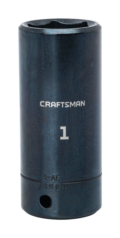 Craftsman 17 mm X 3/8 in. drive Metric 6 Point Shallow Socket 1 pc