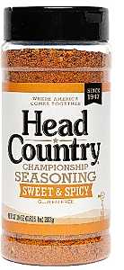 Head Country Championship Seasoning Series HC710 BBQ Seasoning, Sweet and Spicy, 10 oz