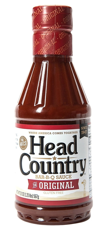 Head Country HC20 BBQ Sauce, Original, 20 oz