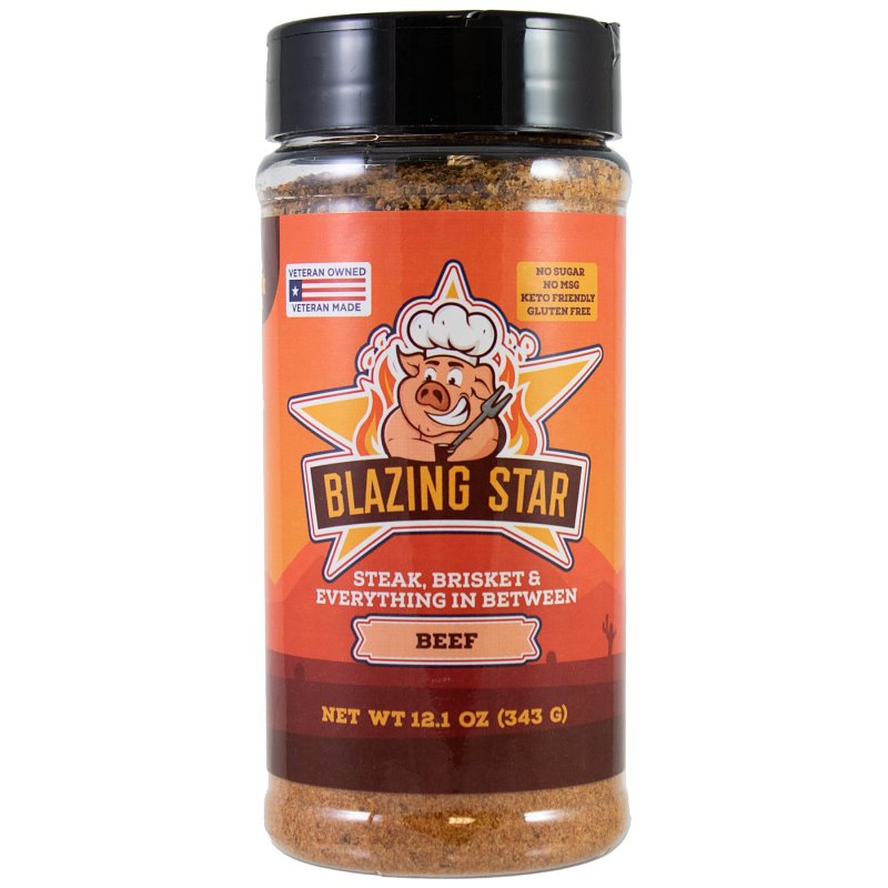 Blazing Star BZ00110-C Rub Seasoning, 12.1 oz