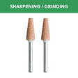 Dremel 1/4 in. X 1-1/2 in. L Aluminum Oxide Grinding Stone 2 pk