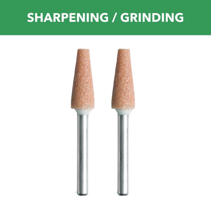 Dremel 1/4 in. X 1-1/2 in. L Aluminum Oxide Grinding Stone 2 pk