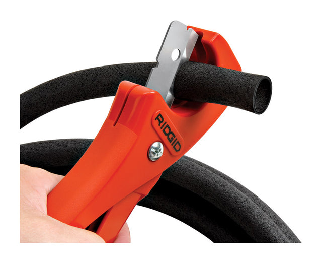 RIDGID 1-5/8 in. Plastic Pipe and Hose Cutter Red