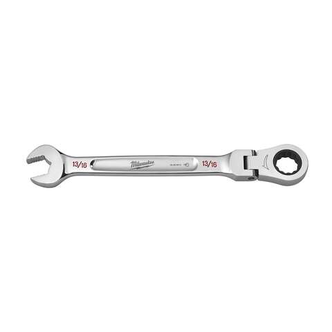 Milwaukee 13/16 in. X 13/16 in. 12 Point SAE Flex Head Combination Wrench 11.1 in. L 1 pc