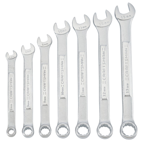 Craftsman 12 Point Metric Wrench Set 7 pc