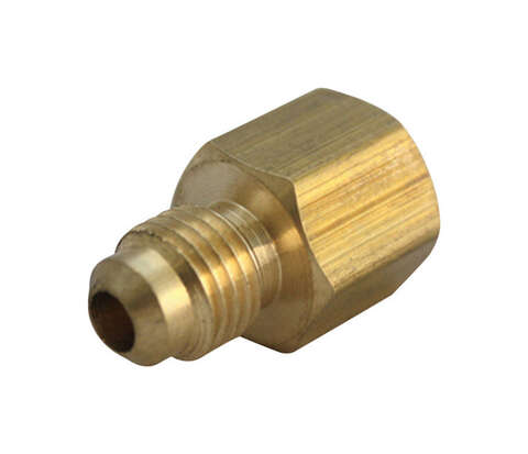 JMF Company 1/2 in. Flare X 3/8 in. D FPT Brass Adapter, Pack of 10