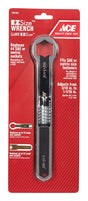 Ace EZSize 3/16 in. Metric and SAE Adjustable Wrench 10 in. L 1 pc