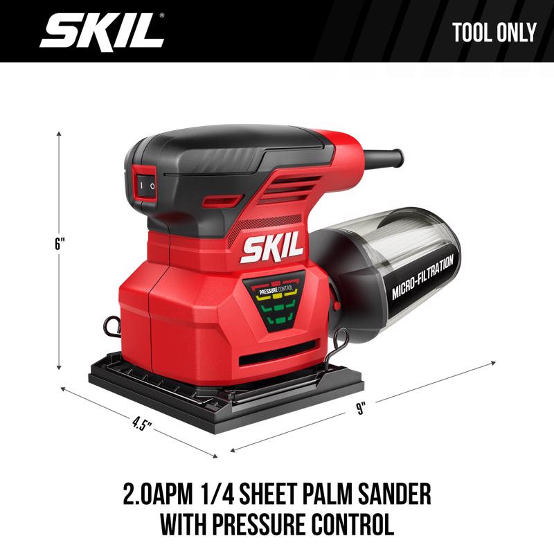 SKIL Corded 2 amps 1/4 Sheet Sander