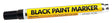 Forney Black Valve Tip Paint Marker 1 pk